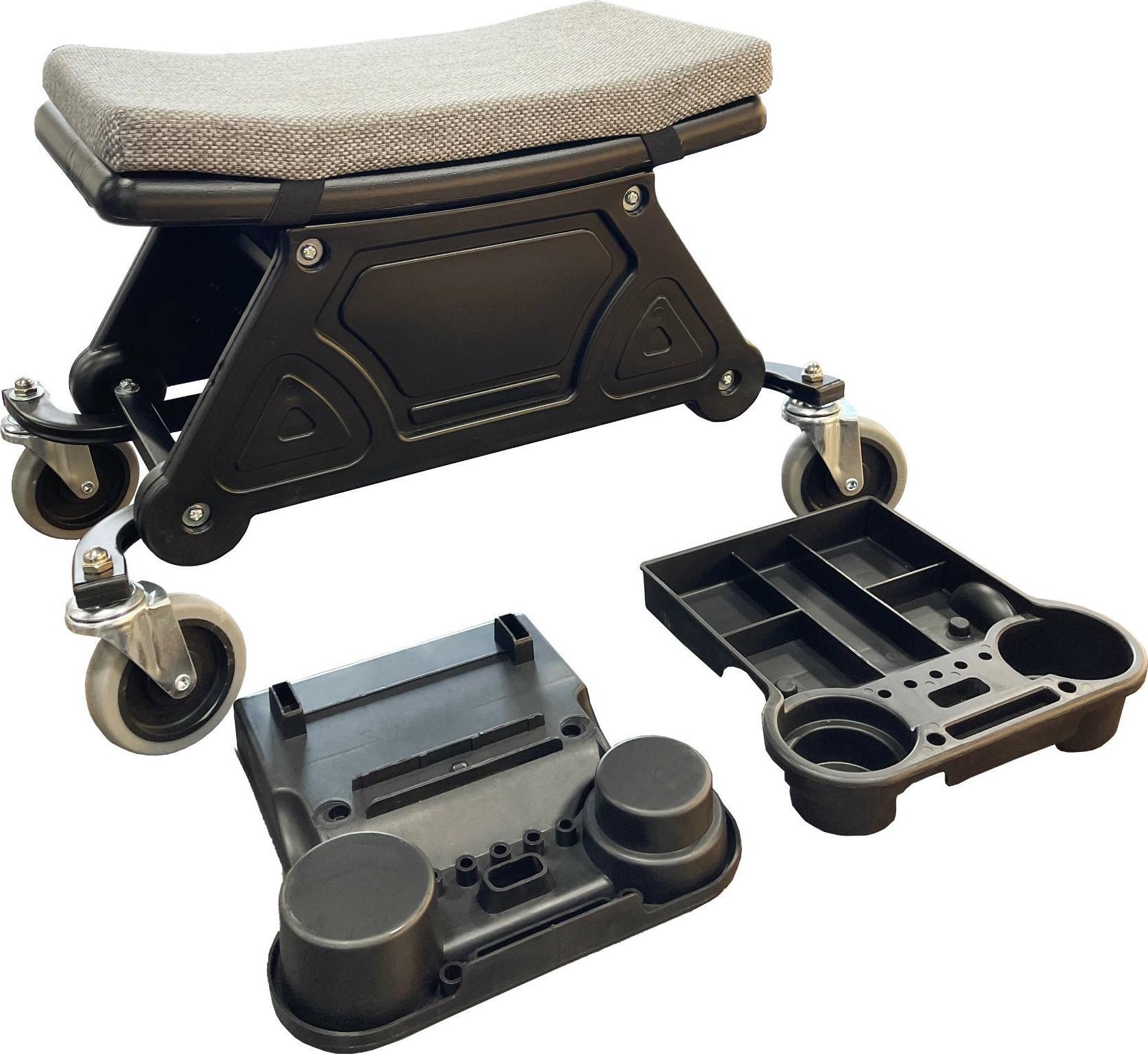 AWTOOLS SIEDZISKO WARSZTATOWE ZE SCHOWKIEM I PÓŁKAMI BLACK LINE