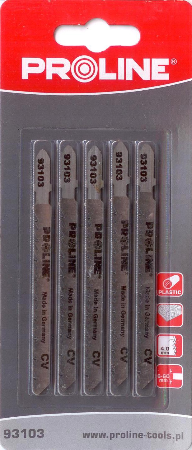 Pro-Line Brzeszczoty do tworzyw sztucznych 110x4,0mm typ T - 93103L