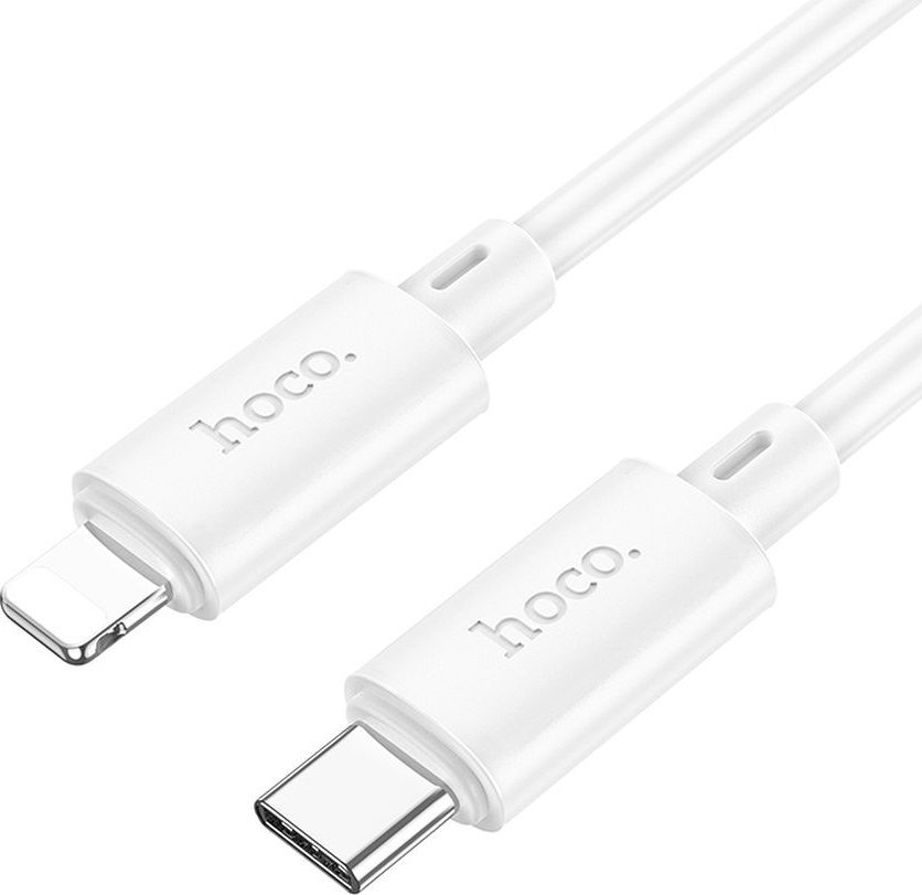 Kabel USB Hoco USB-C - Lightning 1 m Biały (HOCOACC7)