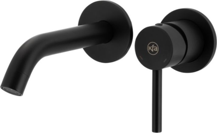 Bateria umywalkowa KFA Moza podtynkowa czarny (5039-810-81)