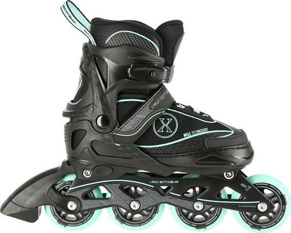 Rolki Nils Extreme NA11008 rekreacyjne regulowane czarne r. 39-42