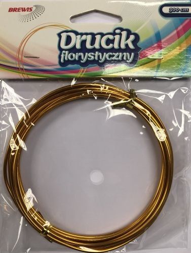 BREWIS Drucik Florystyczny 3m DF1 złoty Brewis