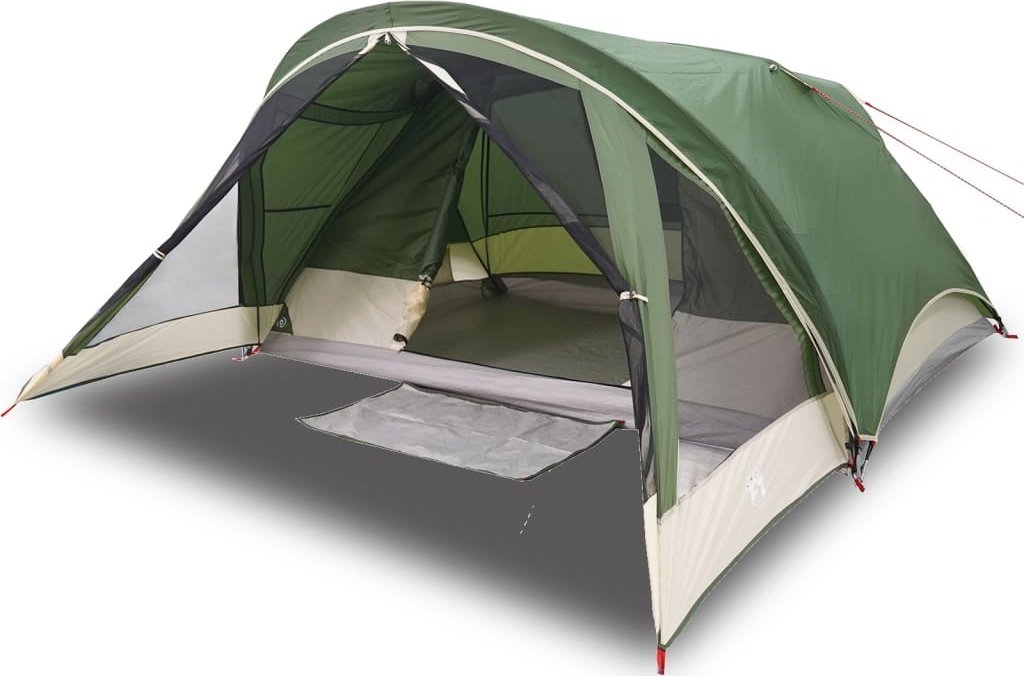Namiot turystyczny vidaXL Namiot turystyczny, 4-os., zielony, wodoszczelny