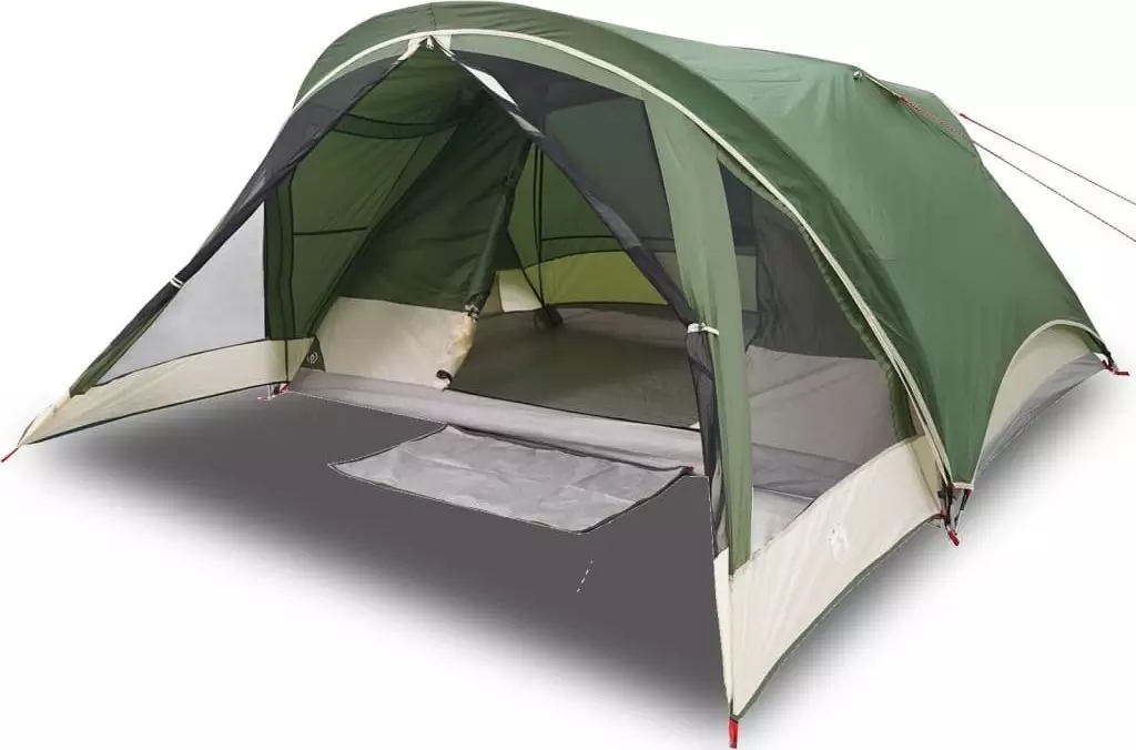 Namiot turystyczny vidaXL Namiot turystyczny, 4-os., zielony, wodoszczelny