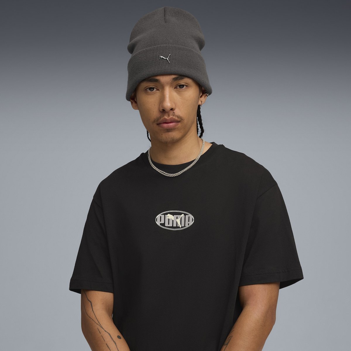 Puma Czapka High Crown Beanie Metal Cat 026404-03