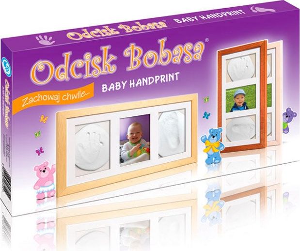 Opera-Tech ODCISK BOBASA POTRÓJNA RAMKA Z GLINKĄ NATURALNA