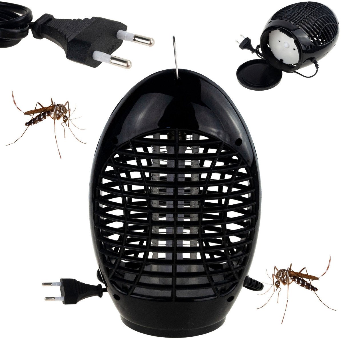 ZW58 LAMPA OWADOBÓJCZA NA KOMARY ĆMY MUCHY OWADY skuteczna w sypialni LED UV 4W