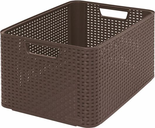 Curver Koszyk Rattan Style ''L'' C.Brąz 30L (205850 )