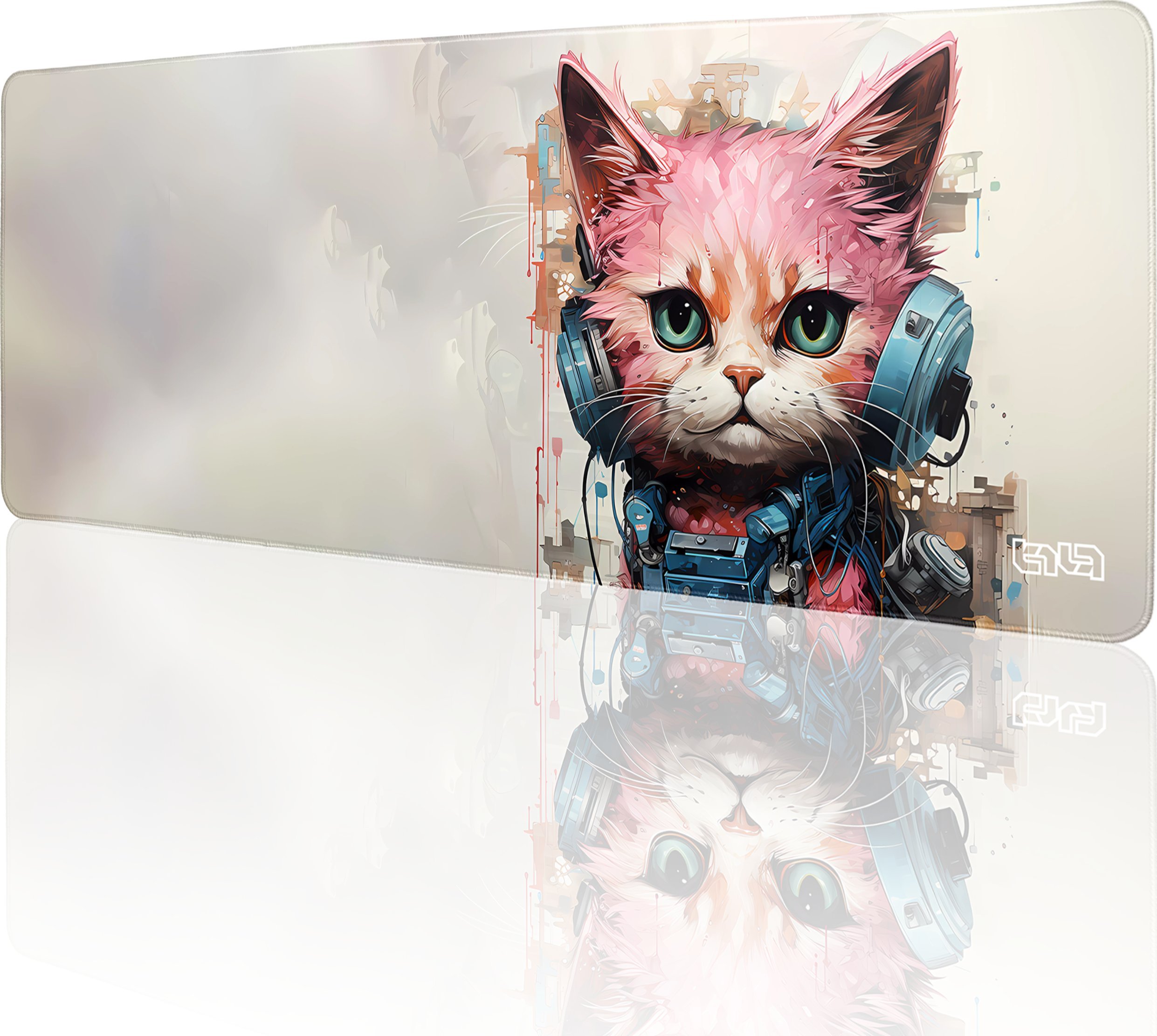 Podkładka Tilt DUŻA PODKŁADKA POD MYSZKĘ Kot ze Złomowiska 80x30 TILT Gamingowa