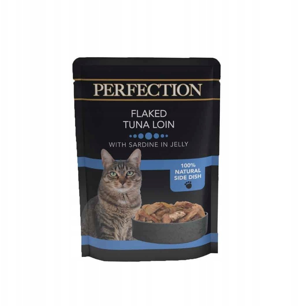 PERFECTION POLĘDWICA Z TUŃCZYKA Z SARDYNKAMI 17G