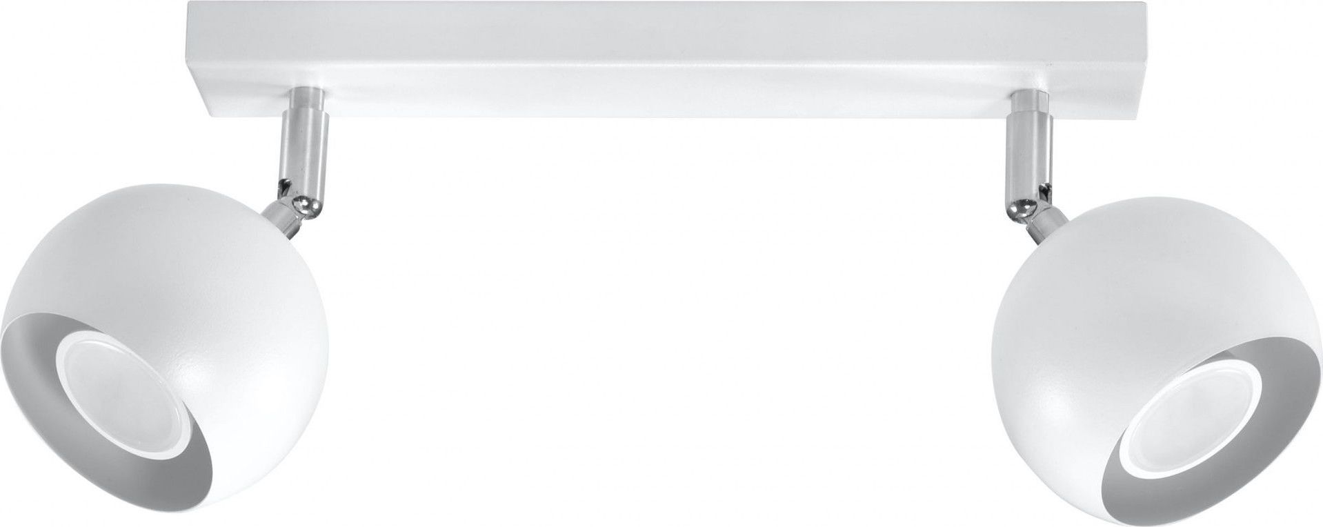 Lampa sufitowa Lumes Loftowy plafon regulowany E809-Oculars - biały