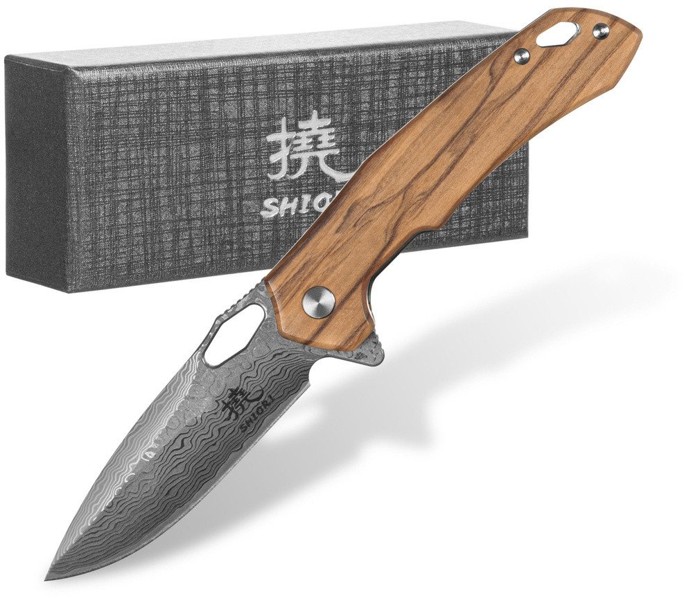 Shiori Orbu No-Shi nóż myśliwski ze stali damasceńskiej