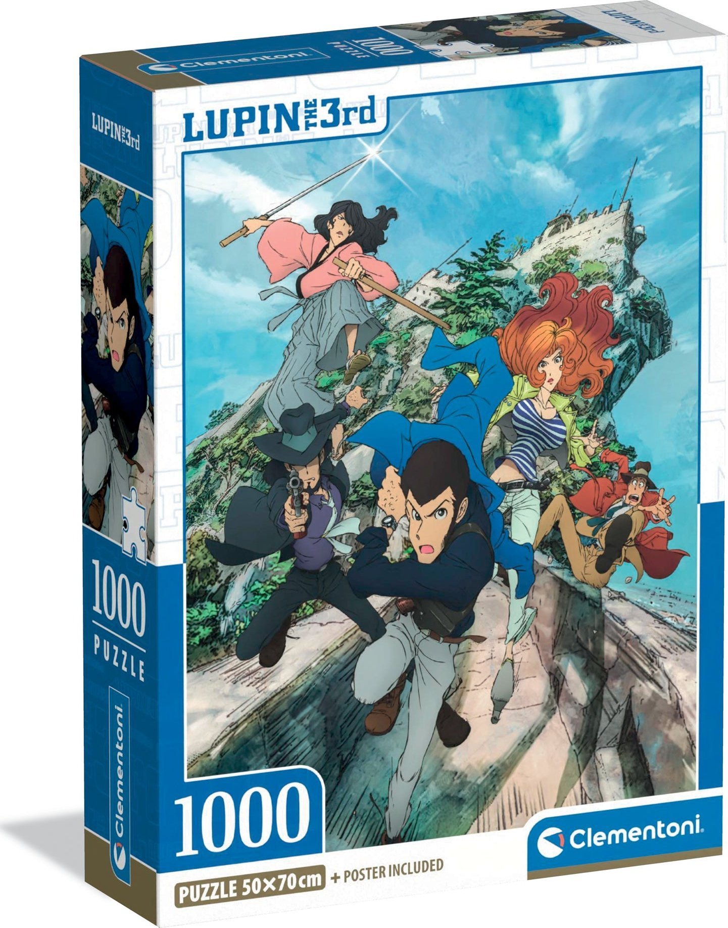 Clementoni Puzzle Compact Lupin III 1000 elementów (37068)