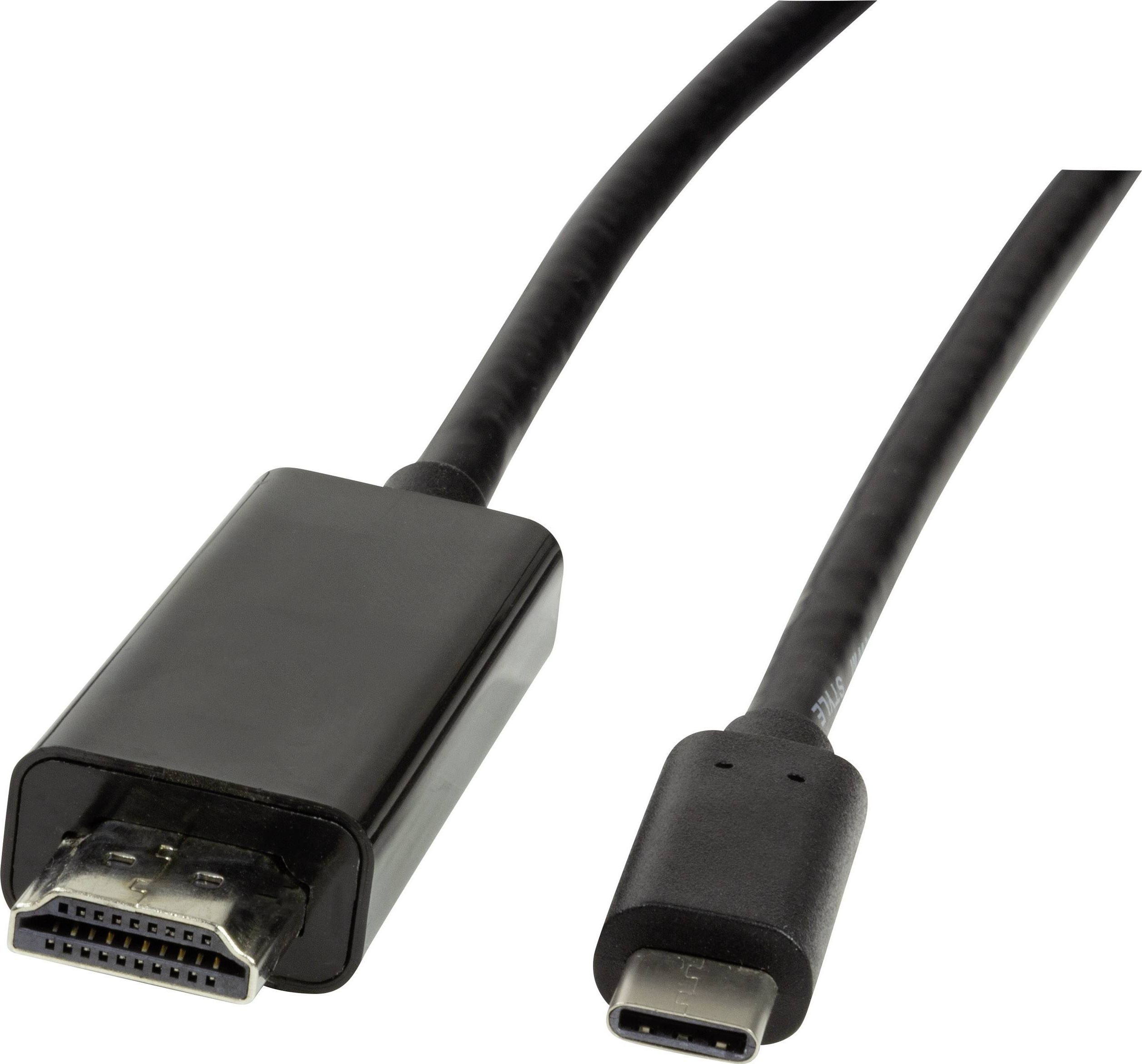 Kabel USB LogiLink USB-C - HDMI 3 m Czarny (UA0330)