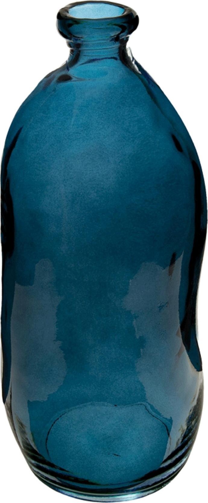 Atmosphera Szklany wazon BUTELKA z recyklingu BOHO Na rośliny