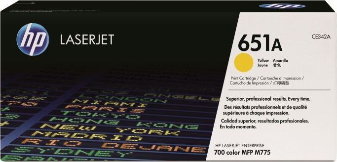 Toner HP 651A Yellow Oryginał (CE342A)