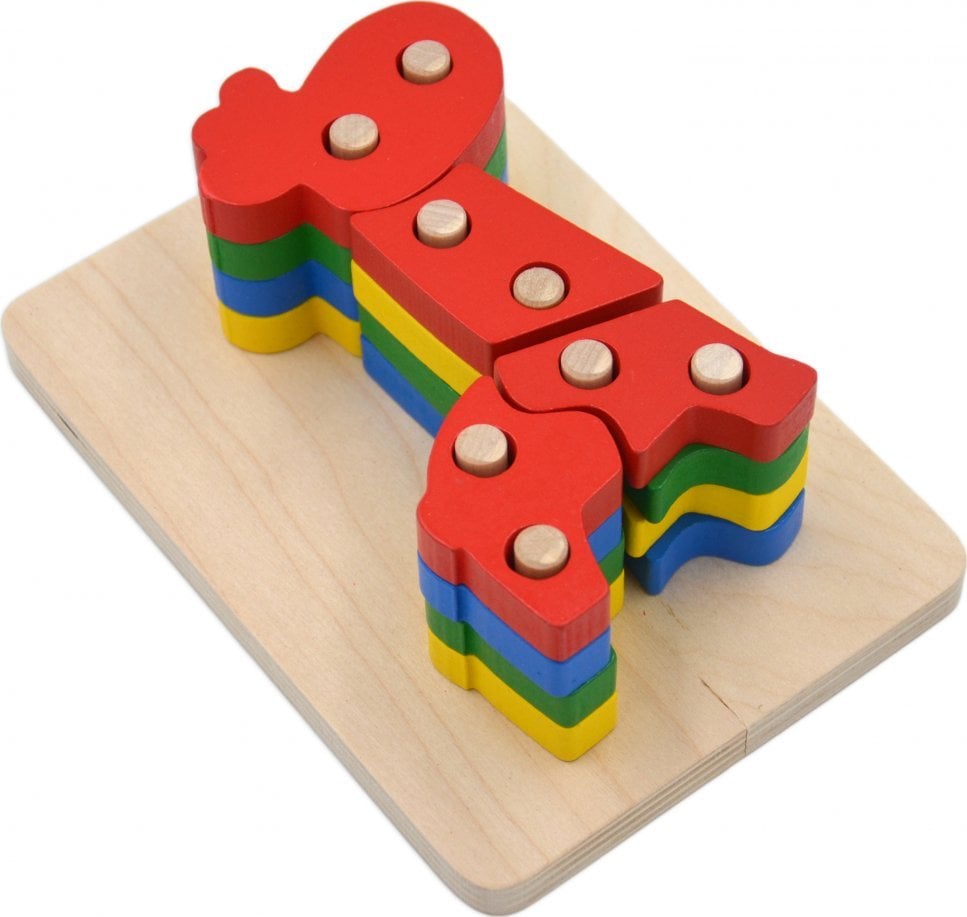 Drewniana układanka Żyrafa Bączek 05262