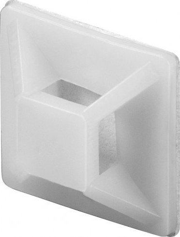 Organizer Goobay Uchwyt na opaski kablowe, samoprzylepny, naturalny