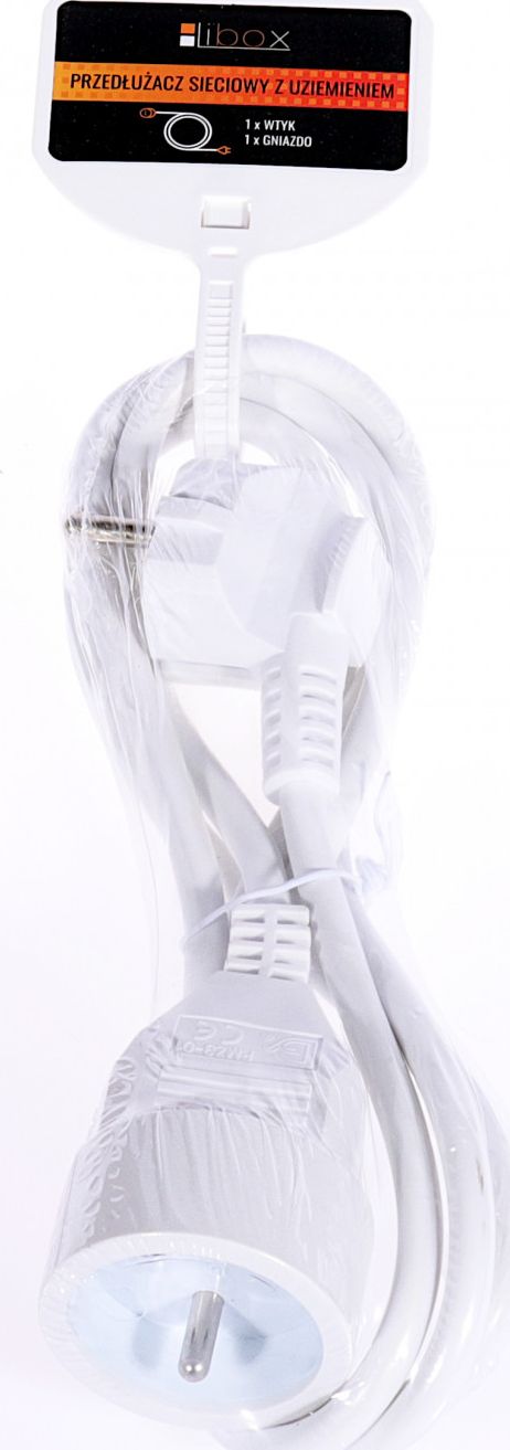 Libox przedłużacz sieciowy wtyk - gniazdo 1,5m (LB0165-1,5)