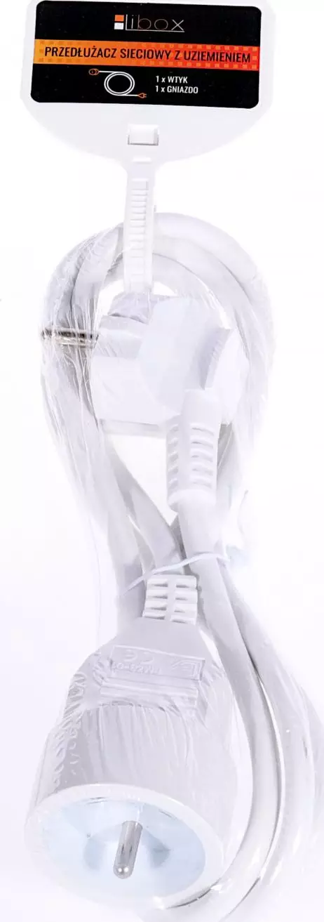 Libox przedłużacz sieciowy wtyk - gniazdo 1,5m (LB0165-1,5)