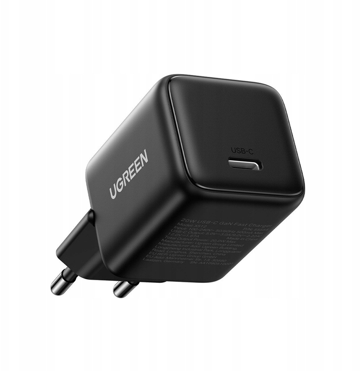 Ładowarka Ugreen X513 1x USB-C 3 A (6941876260072)