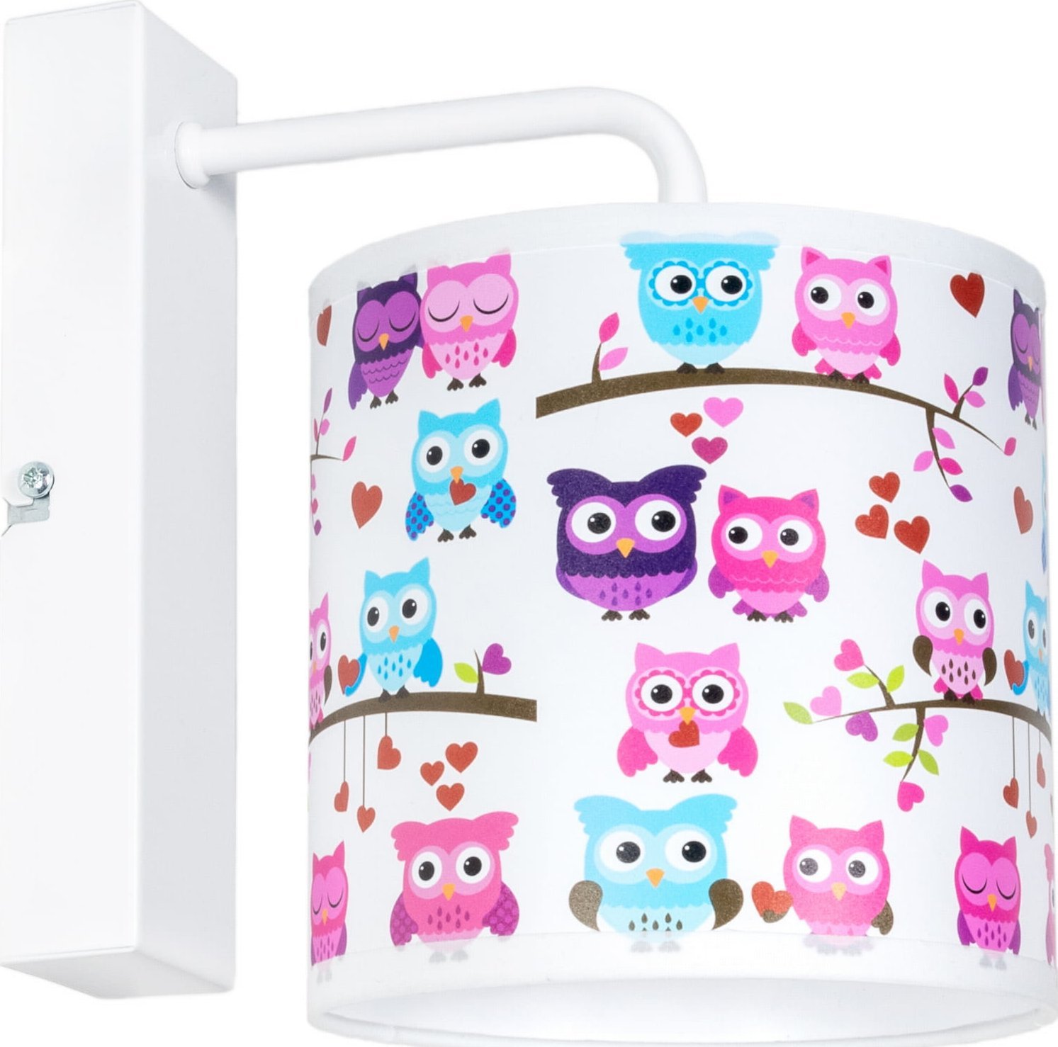 Solar Kinkiet sowy na gałęzi