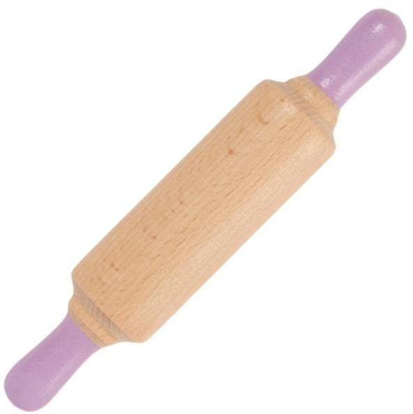 Wałek do ciastoliny drewniany fioletowy EDUKAMP