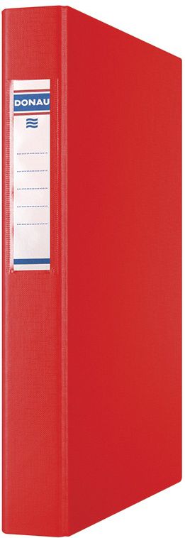 Segregator Donau 4-ringowy A4 40mm czerwony (3735001PL-04)