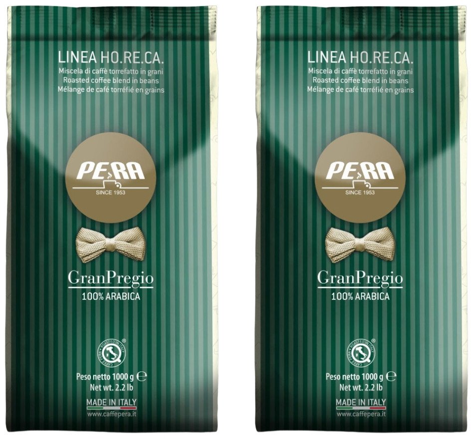 Kawa włoska ziarnista PERA Gran Pregio 2x 1kg