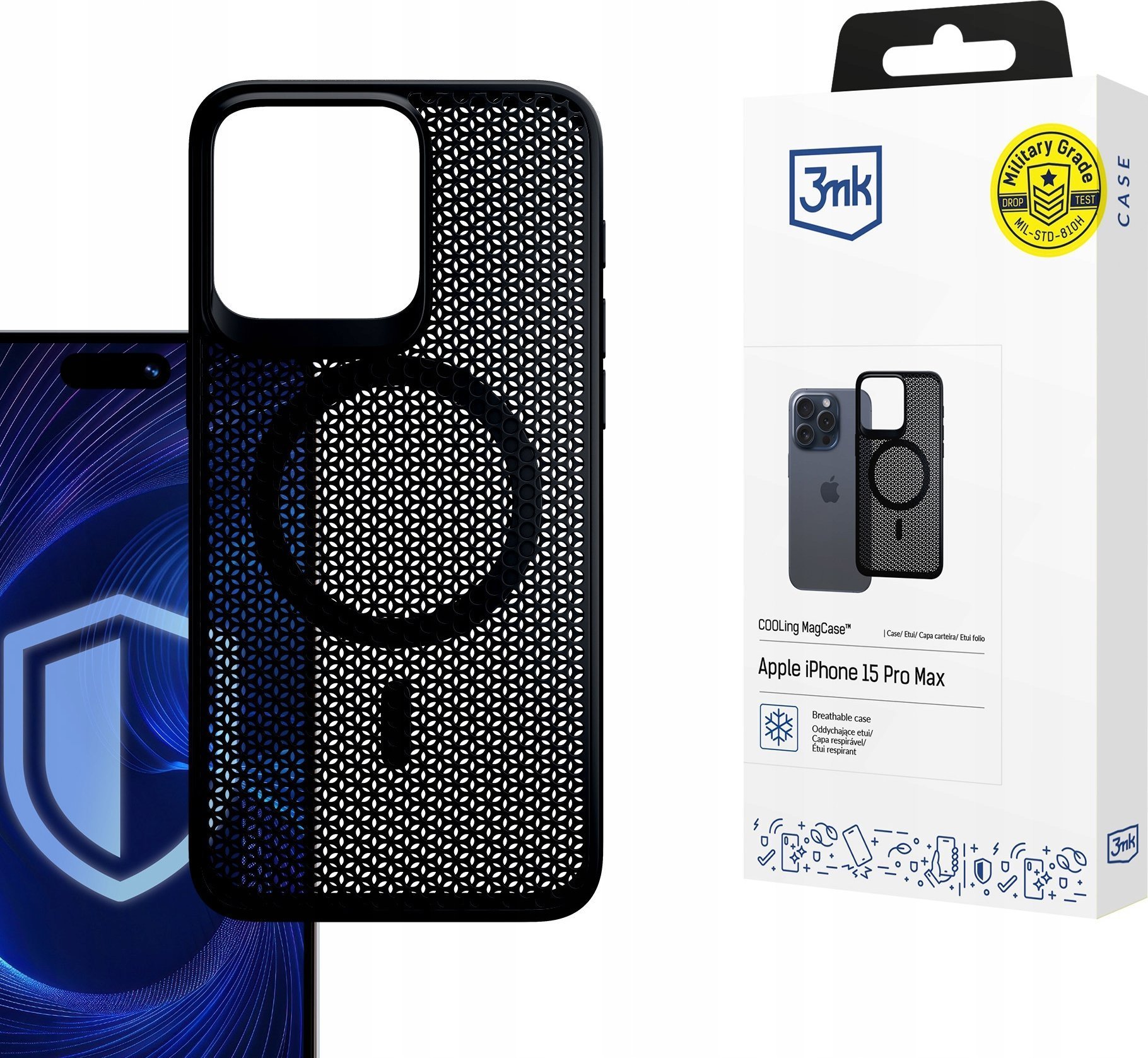 3MK Etui COOLing MagCase do Apple iPhone 15 Pro Max