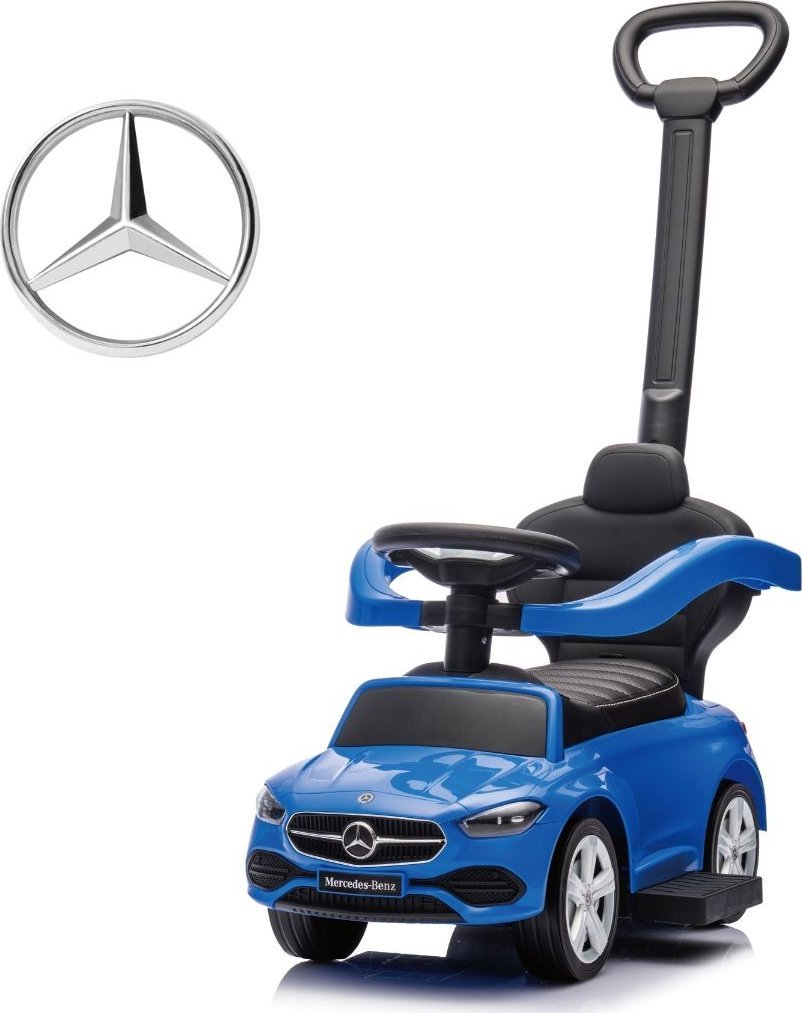 Milly Mally Pojazd z rączką MERCEDES C-Class Deluxe Blue