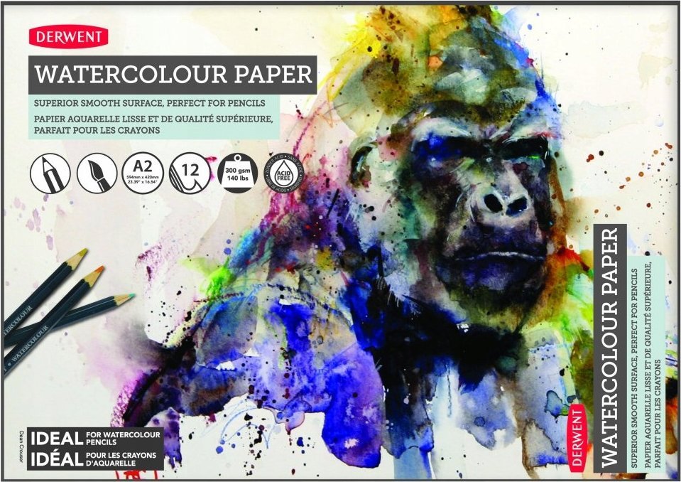 Derwent D:Aquarell Paper A2 Watercolour Pad