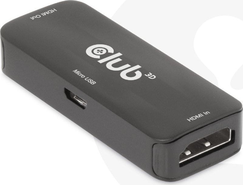 Club 3D Club3D Adaptér aktivní HDMI 4K60Hz (F/F), černá