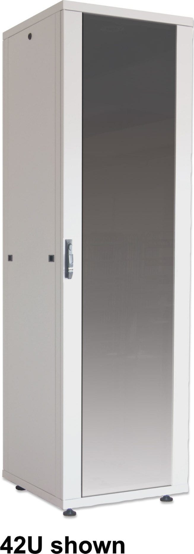 Intellinet Network Solutions INTELLINET 48,3cm 19Zoll Netzwerkschrank Basic Line 32 HE 1588x600x800mm HxBxT Flatpack Traglast 600kg grau