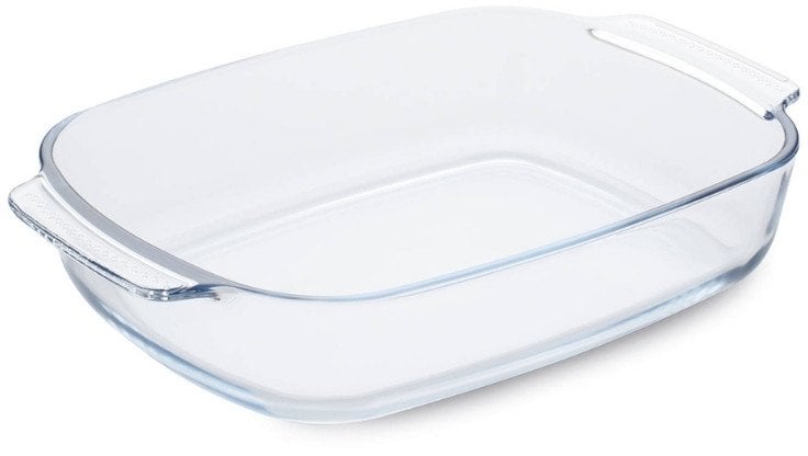 Stikla cepsanas trauks taisnstura Borosilicate Glass 30x20x6cm / 2L 8006043023244