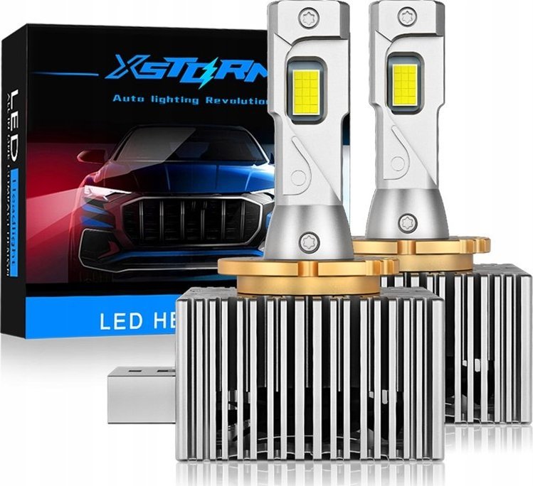 SKLEPLEDY ŻARNIKI LED D1S D1R XSTORM P&P CANBUS 25000LM 70W