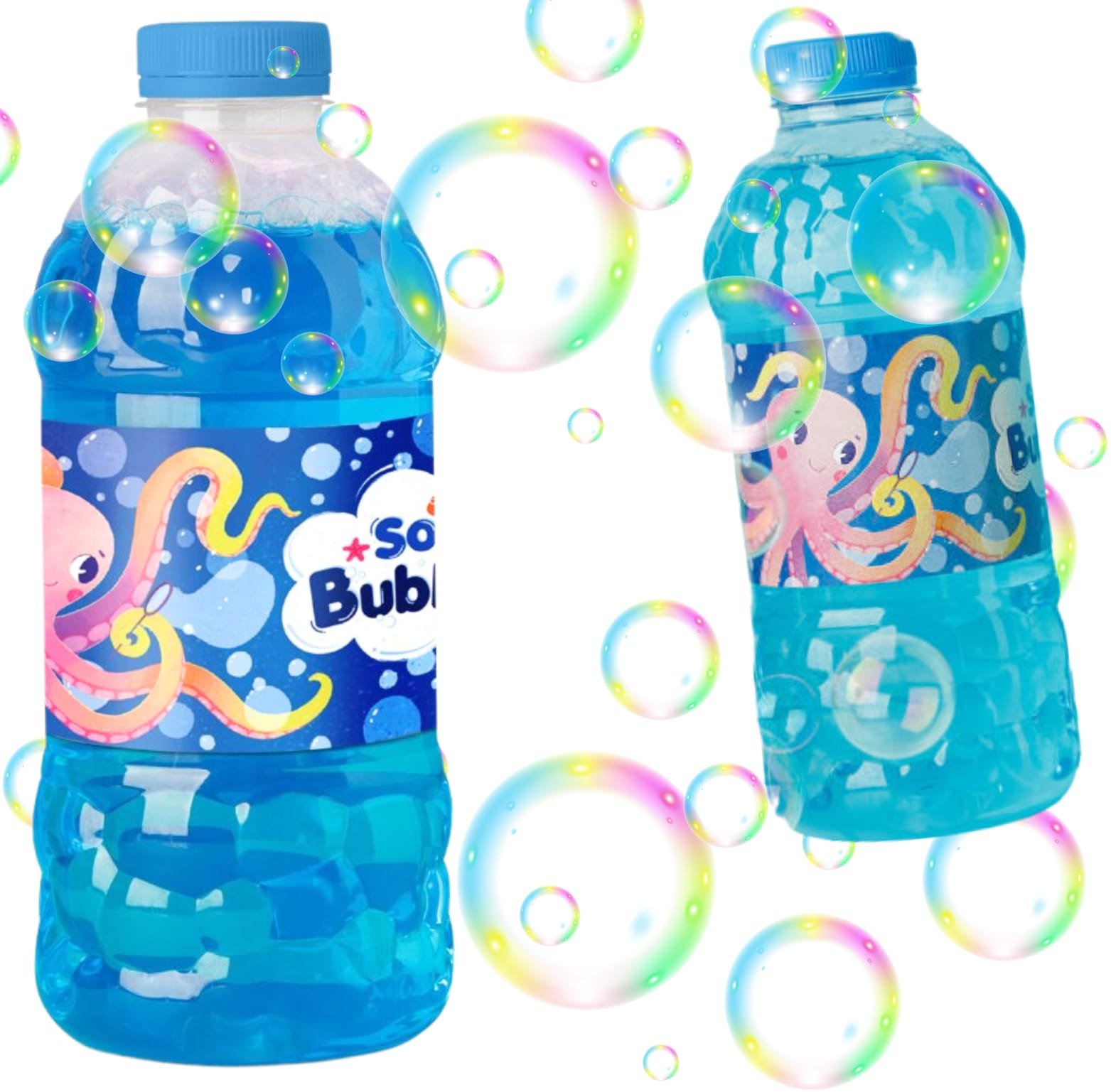 Płyn Do Tworzenia Baniek Mydlanych Ośmiornice Zestaw Dla Dzieci 1000ml