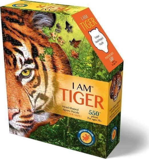 MADD CAPP MADD CAPP, Puzzle konturowe I AM - Tygrys 550 elem.