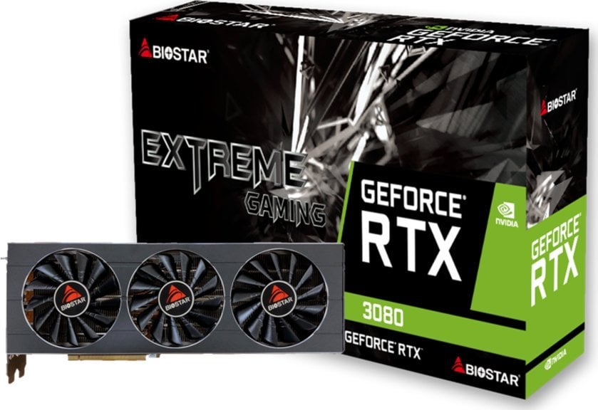 Karta graficzna Biostar GeForce RTX 3080 10GB GDDR6X (VN3806RMT3)