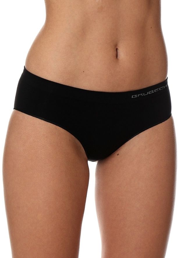 Brubeck Figi damskie Hipster HI00043A Comfort Cotton czarne r. S