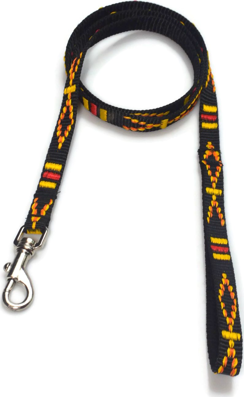 Alizoo Smycz dla średniego psa Indiańska 15mm/130cm - ALIZOO