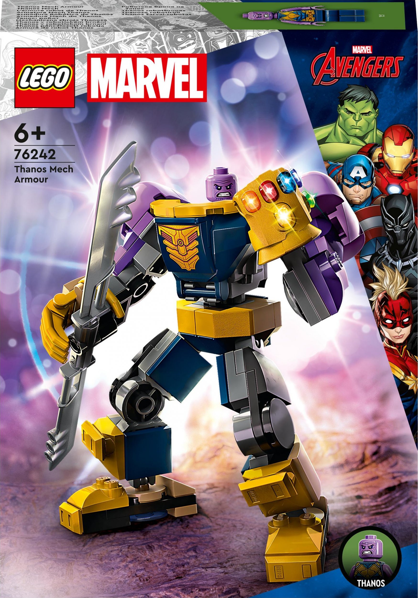 LEGO Marvel Mechaniczna zbroja Thanosa (76242)