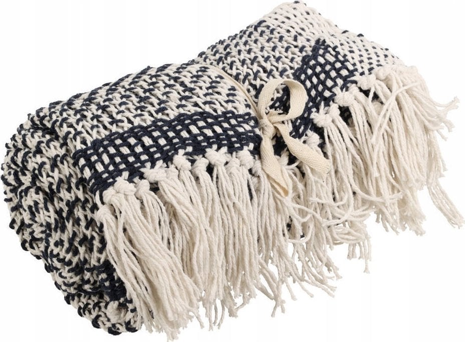 Melanżowa narzuta bawełniana, 130 x 170 cm