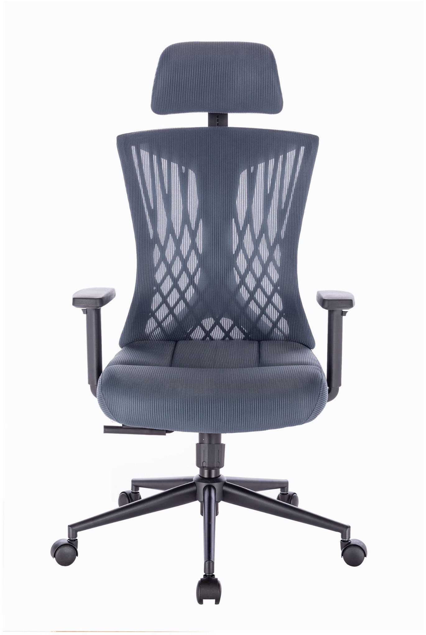 FOTEL BIUROWY ERGONOMICZNY AVERY SZARONIEBIESKI