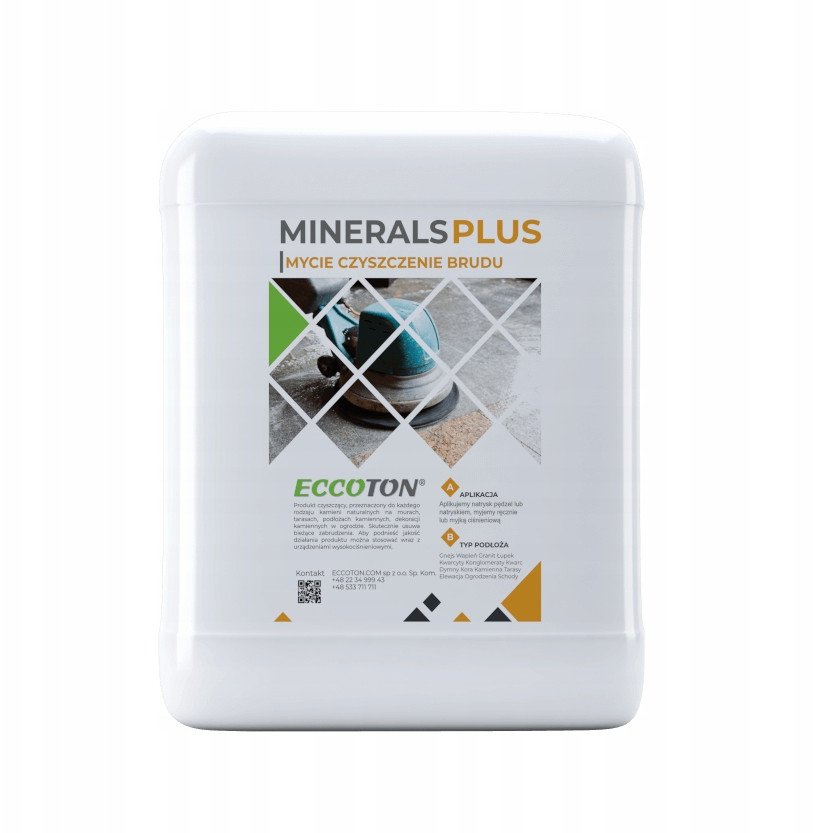 Minerals Plus Środek do mycia kamieni nagrobków 20L - Efektywne czyszczenie