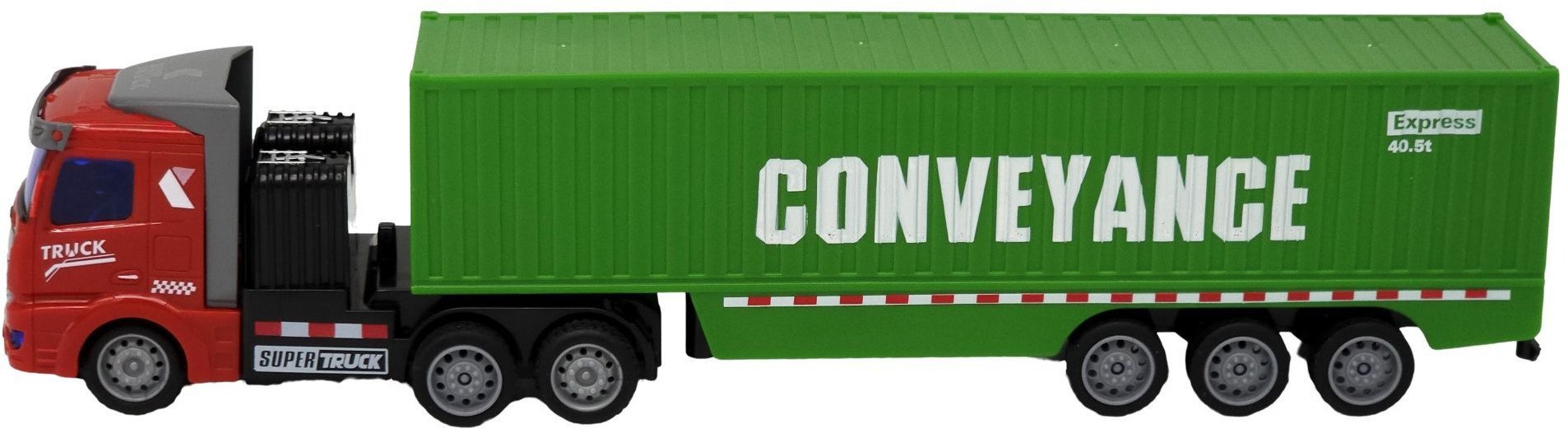 Ciężarówka zdalnie sterowana czerwona kabina