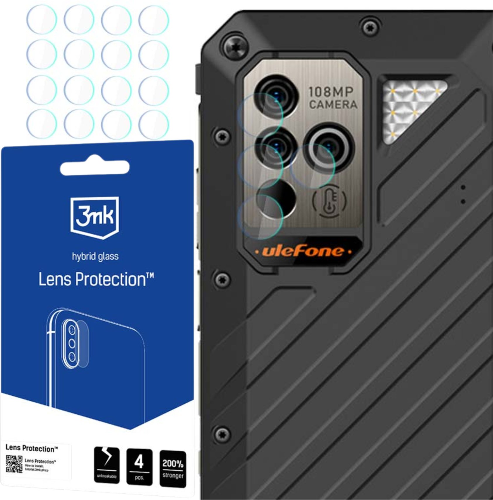 ULEFONE POWER ARMOR 19 - 3MK LENS PROTECTION