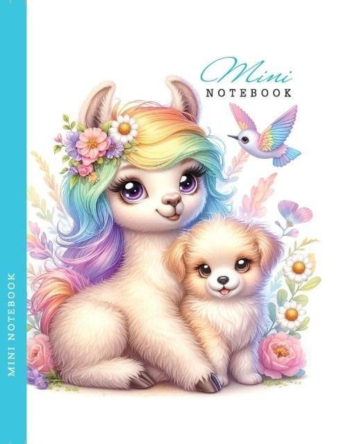 Notatnik 128x165 48K gładki Lama i piesek