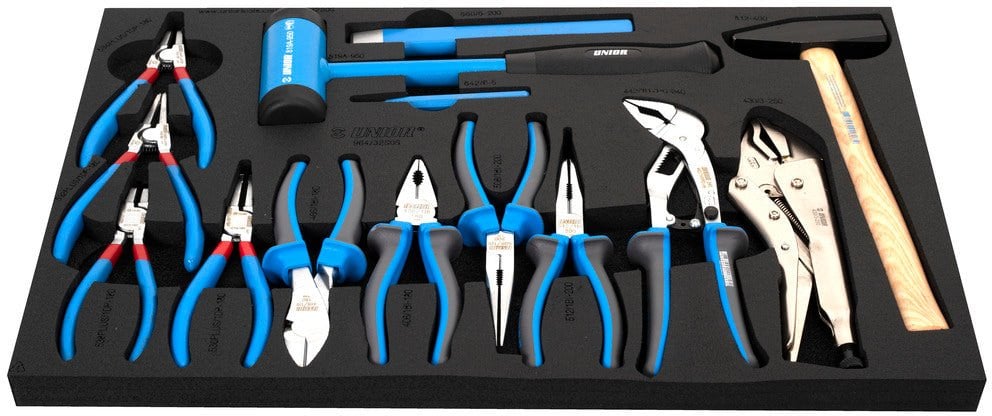 ZESTAW SZCZYPIEC I MLOTEK WE WKLADCE UNIOR