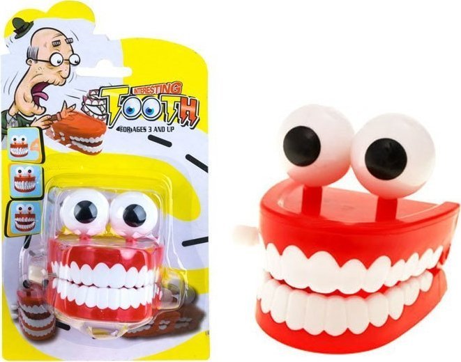 Jokomisiada Nakręcana Klekocząca SZCZĘKA chodzące zęby ZA1162